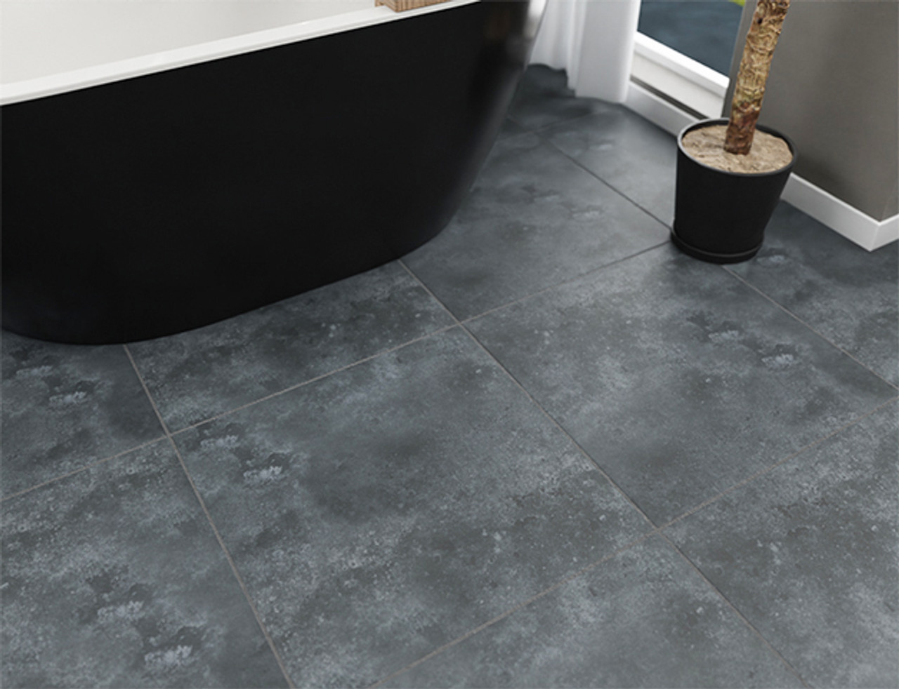 Detroit Metal Lapatto Grey 60cm and x Porcelain Floor Tile - 60cm Wall Wholesale Domestic