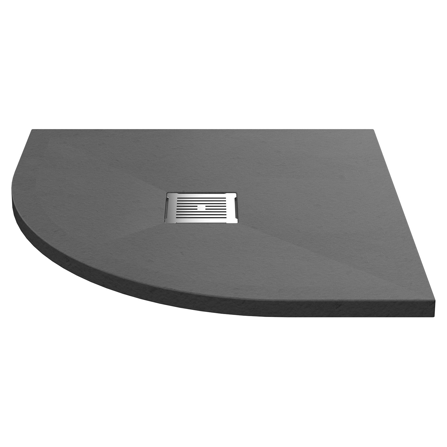 Hudson Reed Slate Grey 800mm x 800mm Quadrant Shower Tray TR71105