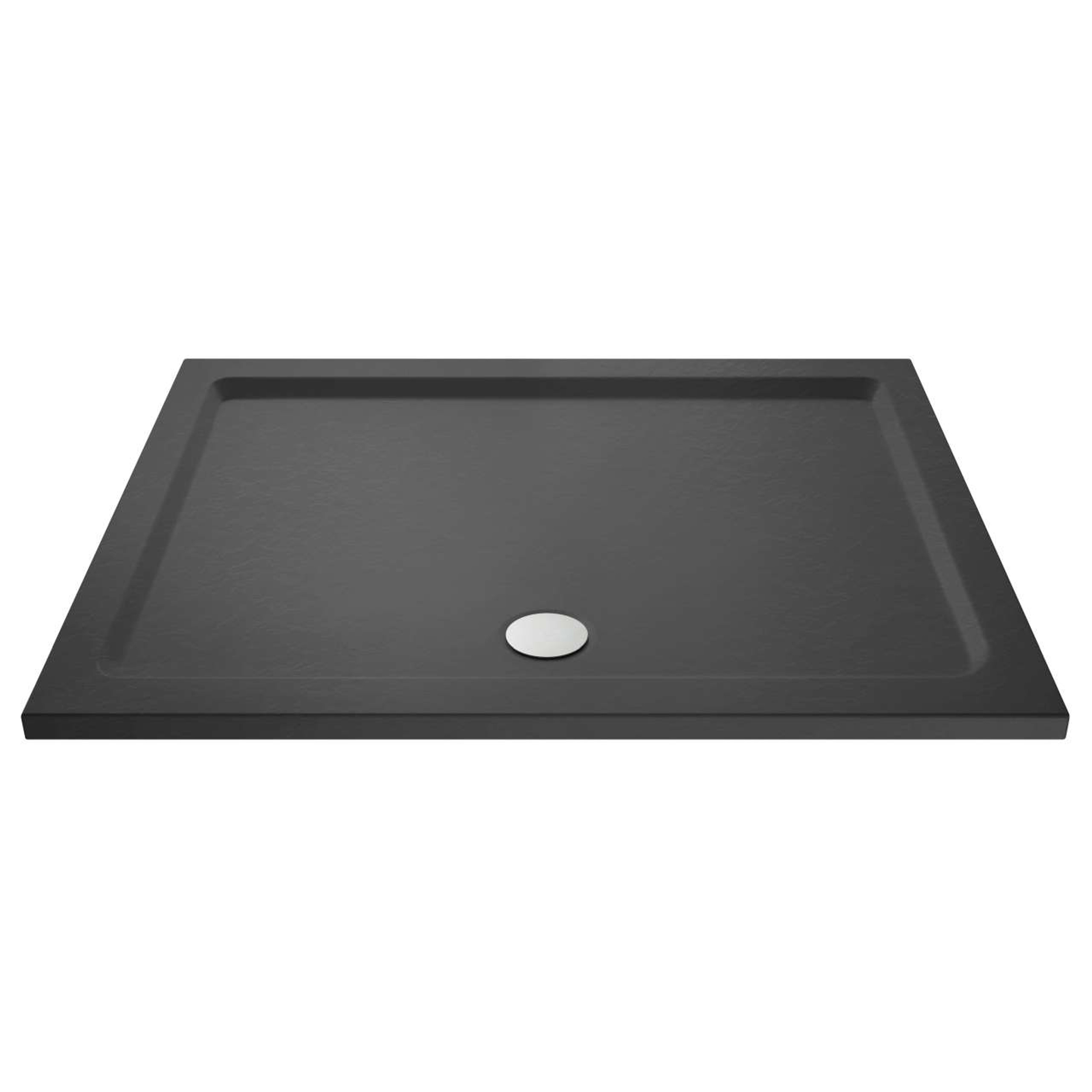 Hudson Reed Slate Grey 1300mm x 800mm Rectangular Shower Tray with
