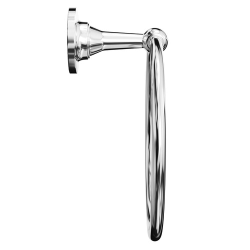 Windsor 1930 Traditional Polished Chrome Wall Mounted Towel Ring Side on View