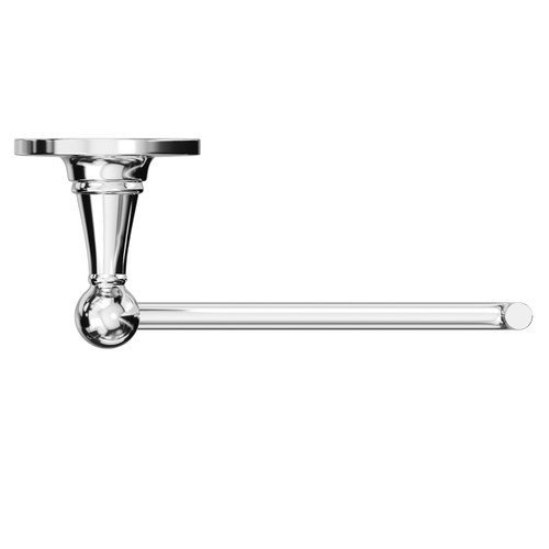 Windsor 1930 Traditional Polished Chrome Wall Mounted Toilet Roll Holder Top View from Above