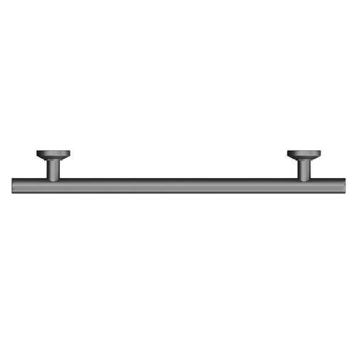 Colore Matt Black 26" Straight Grab Rail Top View from Above Colore Matt Black 26" Straight Grab Rail Top View from Above
