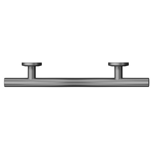 Colore Matt Black 26" Curved Grab Rail Top View from Above Colore Matt Black 26" Curved Grab Rail Top View from Above