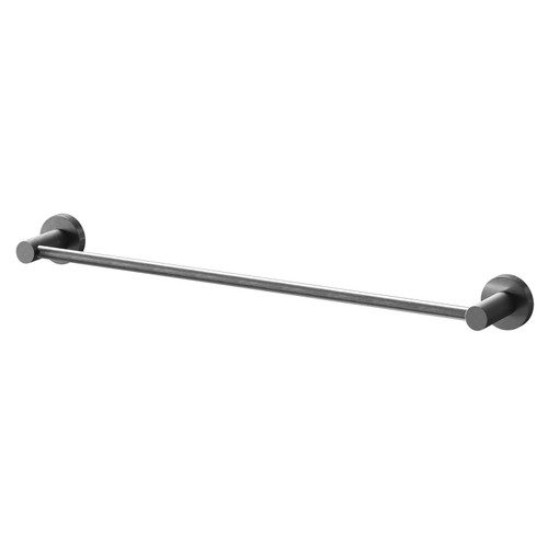 Colore Gunmetal Grey Industrial Style Wall Mounted Towel Rail Right Hand Side View