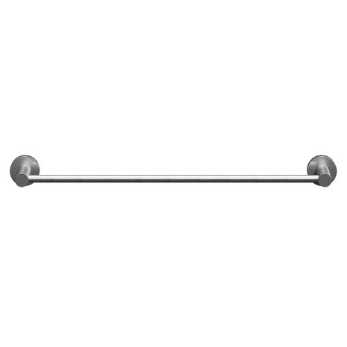 Colore Gunmetal Grey Industrial Style Wall Mounted Towel Rail Front View