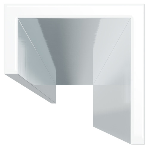 WholePanel 5mm White Aluminium Wall and Ceiling Panel U Trim Top View from Above