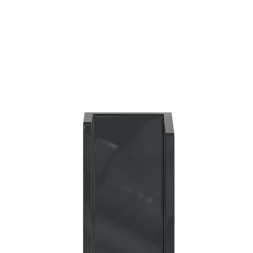 WholePanel 5mm Black Wall and Ceiling Panel U Trim Front View