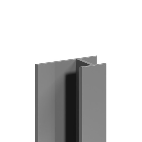 WholePanel 5mm Grey Wall and Ceiling Panel H Joint Trim Left Hand View