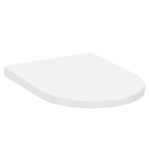 Darnley Round PP 360mm Quick Release Soft Close Toilet Seat Left Hand Side View