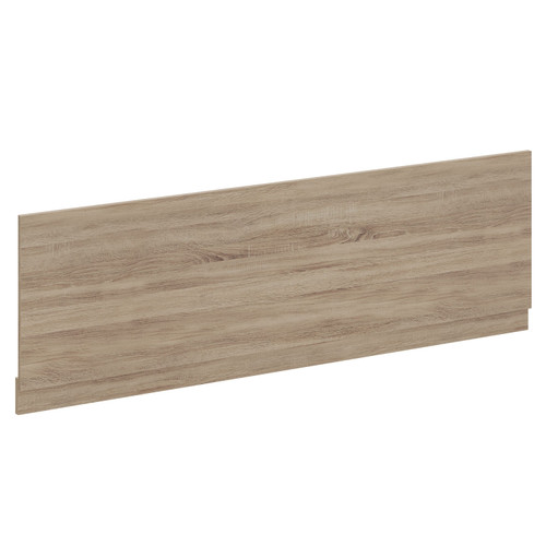 A modern oak front bath panel