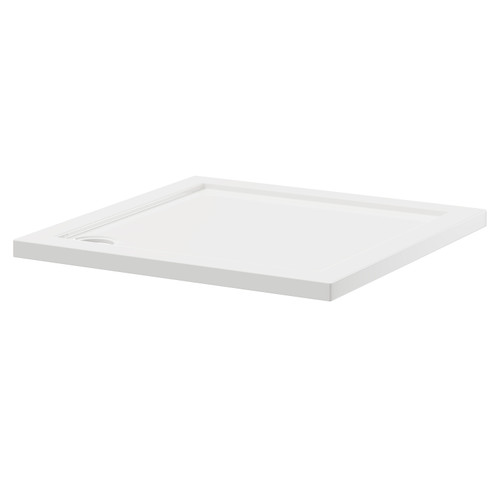 A modern white shower tray