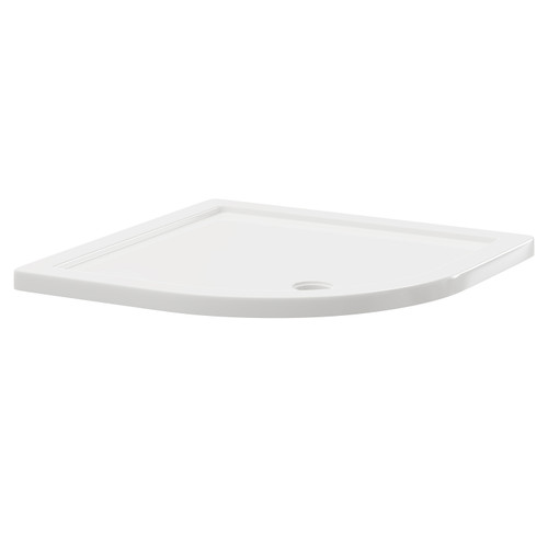 A modern white shower tray