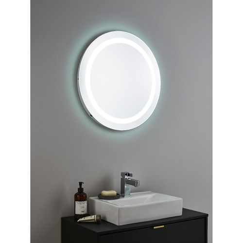 Forum Spa Nyx 600mm Round Illuminated LED Mirror with Motion Switch - SPA-35706 Viewed from a Different Angle