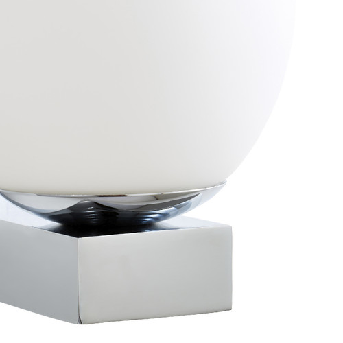 Forum Spa Aglos Polished Chrome 130mm 1 Lamp LED Wall Light - SPA-38573-CHR Viewed from a Different Angle