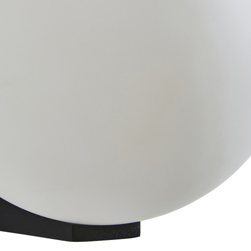 Forum Spa Thiva Matt Black 16mm 1 Lamp Wall Light - SPA-38576-TBLK Viewed from a Different Angle