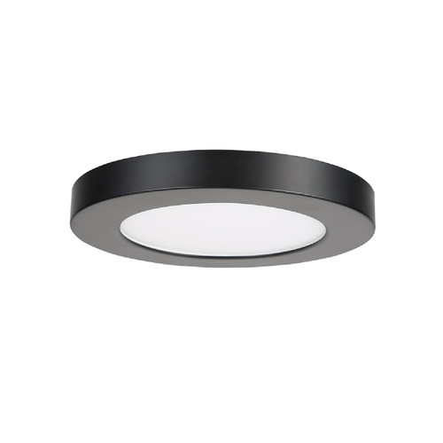 Forum Spa Tauri Satin Black 140mm Magnetic Ring Trim for Small 6w 5 in 1 Wall/Ceiling Light - SPA-35711 Front View