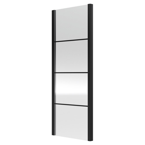 Hudson Reed Apex Matt Black 900mm Shower Side Panel - ADFSP90-E8 Main View