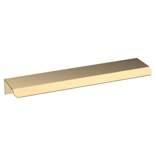 Hudson Reed Brushed Brass 150mm Finger Pull Handle - H324 Main View