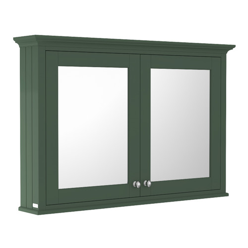 Hudson Reed Hunter Green 1050mm Mirror Cabinet - LON817 Main View