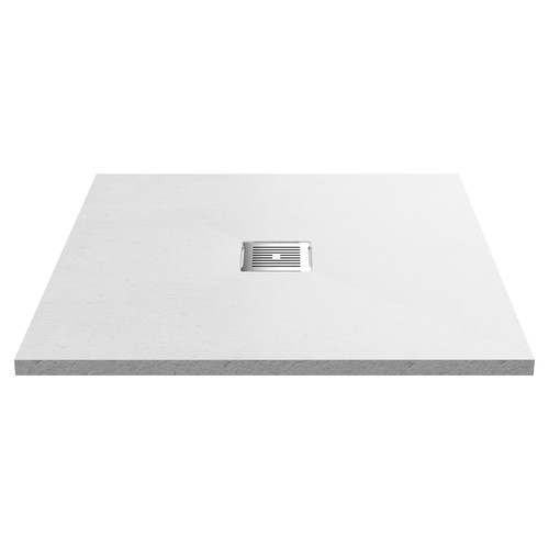 Hudson Reed Slate White 900mm x 900mm Square Shower Tray  - NLT61010 Main View