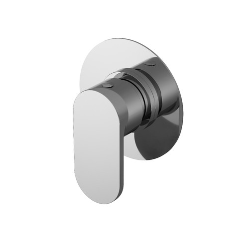 Nuie Binsey Polished Chrome Concealed 2/3/4 Way Diverter Valve - BINWD14 Front View