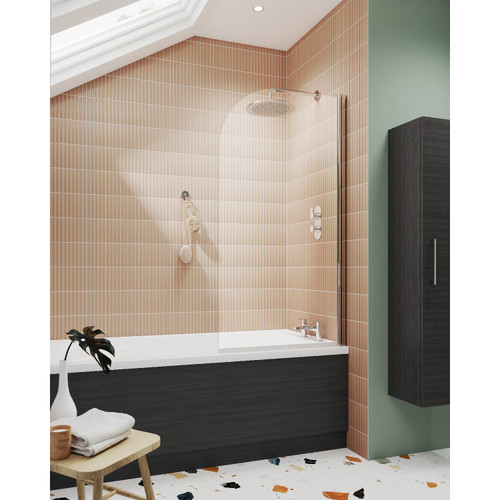 Nuie Athena Charcoal Black 1700mm Front Bath Panel - MPD605N Alternative View
