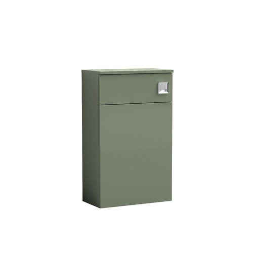 Nuie Arno Satin Green 500mm Toilet Unit - NVF841 Front View