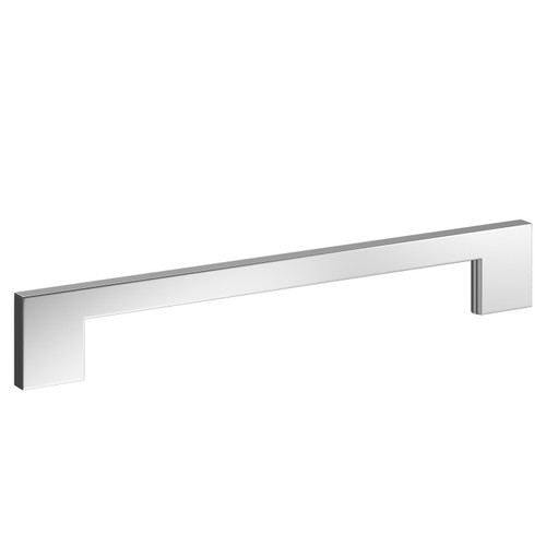 Colore Polished Chrome 160mm Furniture Handle Left Hand View