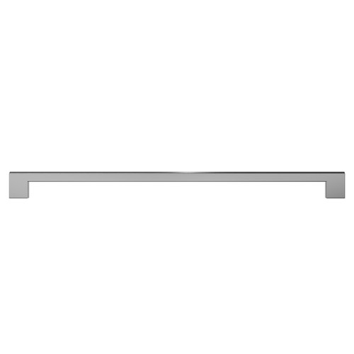 Colore Polished Chrome 320mm Furniture Handle View From the Front