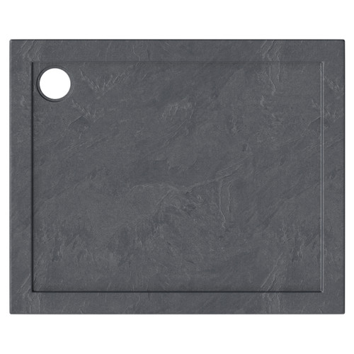 Pearlstone Slate 1100mm x 900mm x 40mm Rectangular Shower Tray Top View From Above