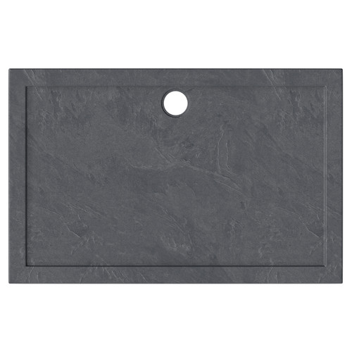 Pearlstone Slate 1400mm x 900mm x 40mm Rectangular Shower Tray Top View From Above