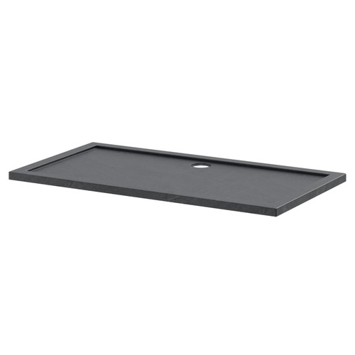 Pearlstone Slate 1500mm x 800mm x 40mm Rectangular Shower Tray Right Hand Side View