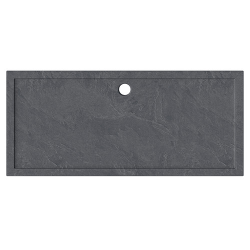 Pearlstone Slate 1800mm x 800mm x 40mm Rectangular Shower Tray Top View From Above