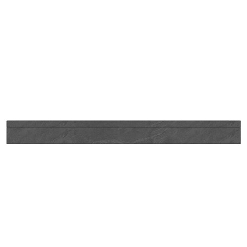 Pearlstone Slate 1700mm x 700mm x 40mm Bath Replacement Shower Tray and Plinth View from the Front