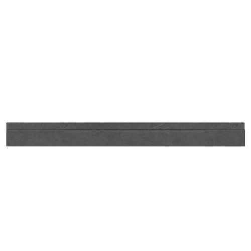Pearlstone Slate 1400mm x 900mm x 40mm Rectangular Shower Tray and Plinth View from the Front