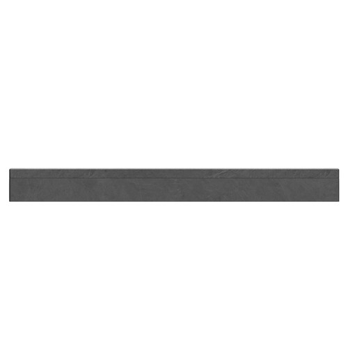 Pearlstone Slate 1400mm x 760mm x 40mm Rectangular Shower Tray and Plinth View from the Front