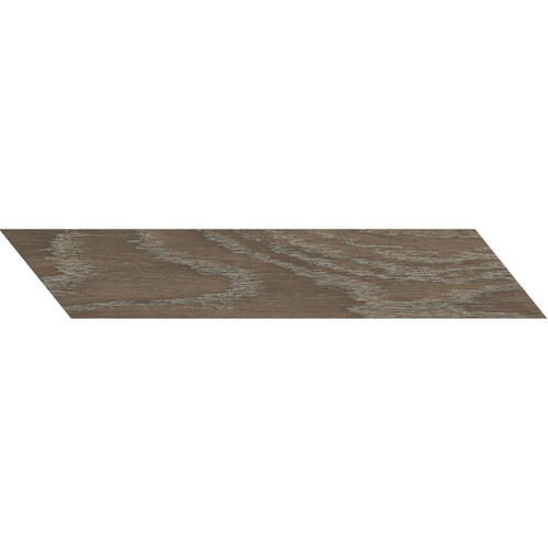 Ancona Chevron Chocolate 8cm x 40cm Porcelain Wall and Floor Tile