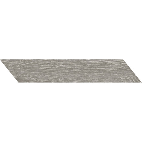Ancona Chevron Grey 8cm x 40cm Porcelain Wall and Floor Tile