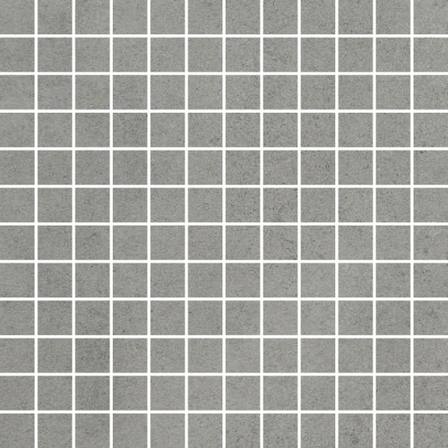 RAK Surface Cool Grey Matt 30cm x 30cm Sheet 2.3cm x 2.3cm Squares Porcelain Mosaic Tile - AM-GZSUR-CG.RT/2H