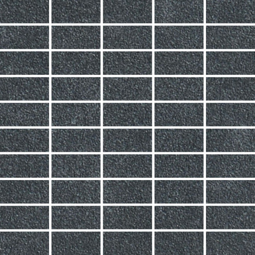 RAK Surface Night Matt 30cm x 30cm Sheet 2.7cm x 5.8cm Bricks Porcelain Mosaic Tile - AM-GZSUR-NT.RT3/6