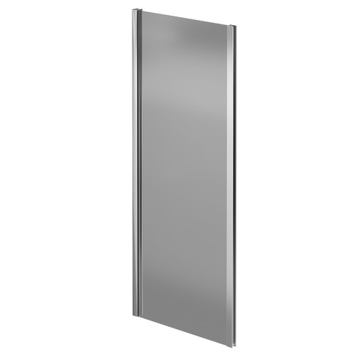 Series 9 Chrome 800mm Tinted Glass Shower Enclosure Side Panel Right Hand View
