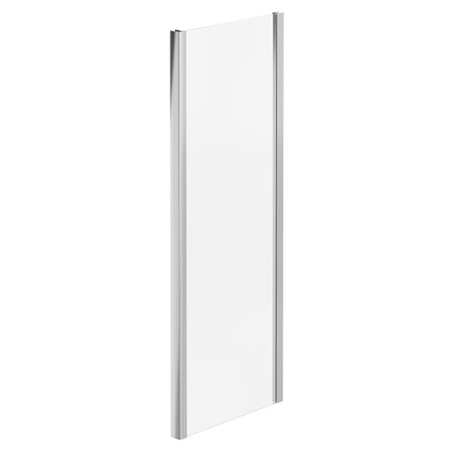 Series 8 Chrome 700mm Shower Enclosure Side Panel Left Hand View