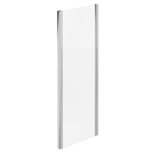 Series 8 Chrome 760mm Shower Enclosure Side Panel Left Hand View