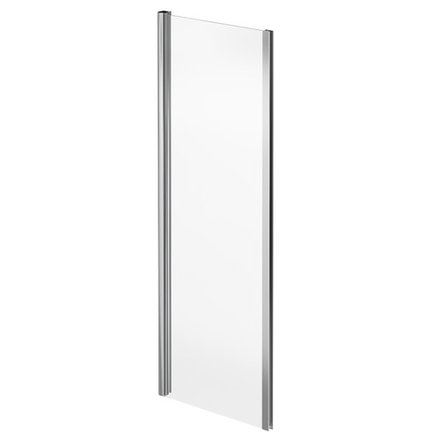 Series 8 Plus Chrome 760mm Shower Enclosure Side Panel Right Hand View