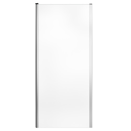 Series 8 Plus Chrome 900mm Shower Enclosure Side Panel Front View