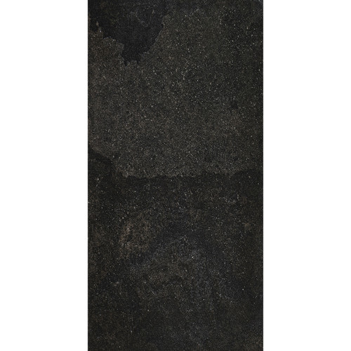 RAK Lapitec Stone Black Matt 60cm x 120cm Porcelain Wall and Floor Tile - A12GLPSE-BLK.M6X5R - Product View