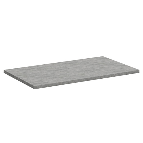 Metex Steel 800mm x 460mm x 20mm Laminate Worktop Left Hand View