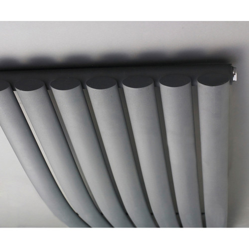 Nuie Revive Anthracite 1785mm x 413mm Single Panel Radiator - HLA95 Top Viewed from Above