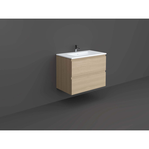 RAK Joy Scandi Oak 800mm Wall Hung Vanity Unit - JOYWH080SOK