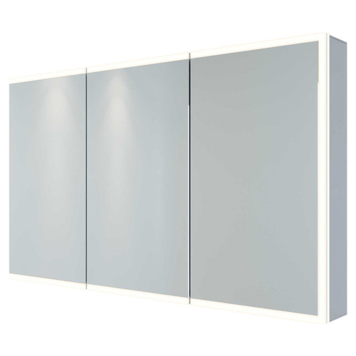 RAK Pisces 1200mm x 700mm Illuminated LED Mirrored Cabinet with Demister and Shaver Socket - RAKPSC5003